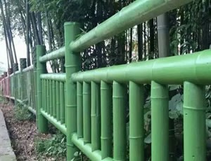 西安绿化仿竹护栏